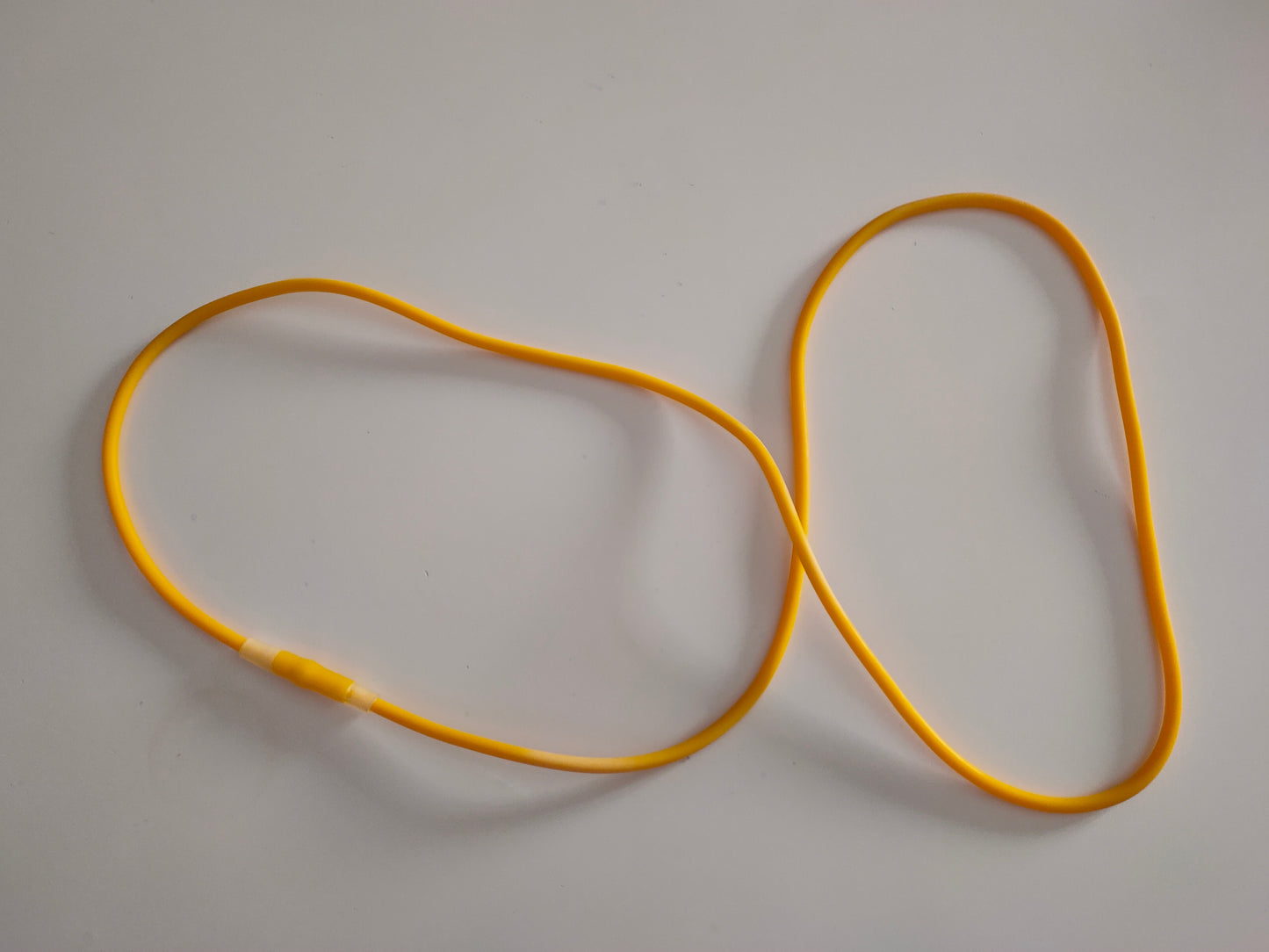 Premium Resistance Band Tube Looped YELLOW X LIGHT Bespoke UK Made.