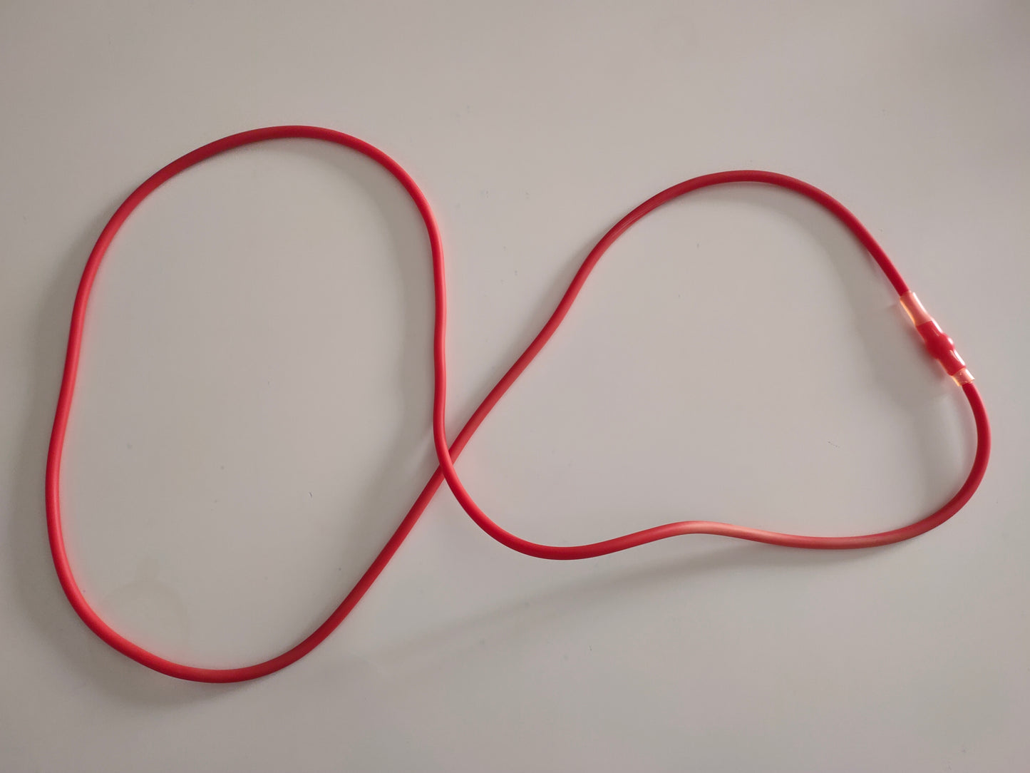 Premium Resistance Band Tube Looped RED LIGHT Bespoke UK Made.