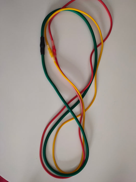 Premium Resistance Band Tube Looped LIGHT SET Bespoke UK Made.