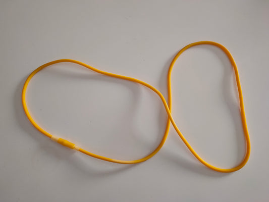 Premium Resistance Band Tube Looped YELLOW X LIGHT Bespoke UK Made.