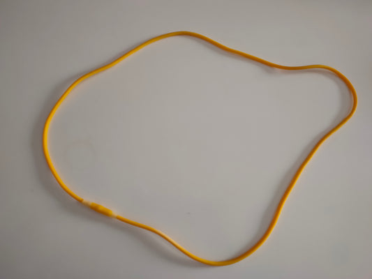 Premium Resistance Band Tube Looped YELLOW X LIGHT Bespoke UK Made.