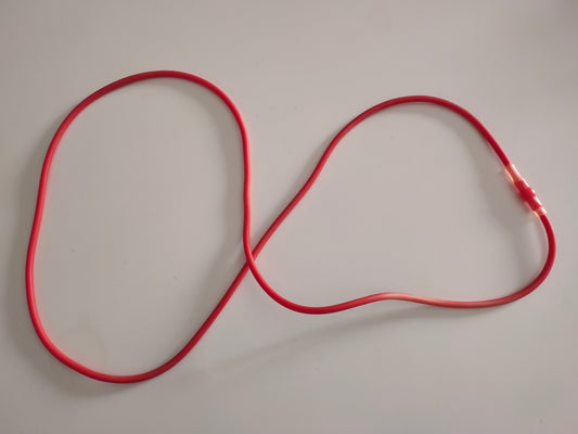 Premium Resistance Band Tube Looped RED LIGHT Bespoke UK Made.